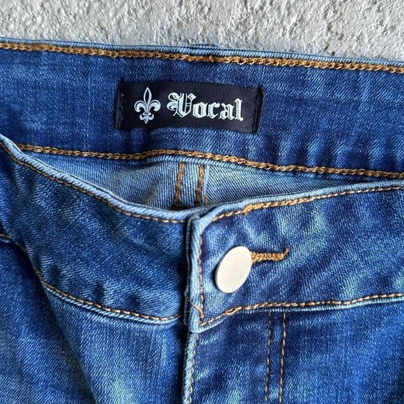 NWOT Vocal studded pocket dark Wash skinny Jean Sz 2XL - Picture 4 of 7